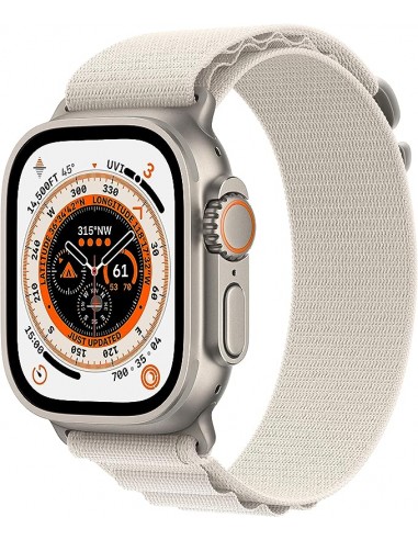 Apple Watch Series Ultra Titane 49 mm Cellular - Titane naturel Fin de série