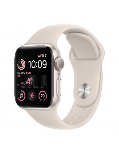 Apple Watch SE (2nd Generation) 44 mm Cellular - Lumière Stellaire plus qu'un jeu 